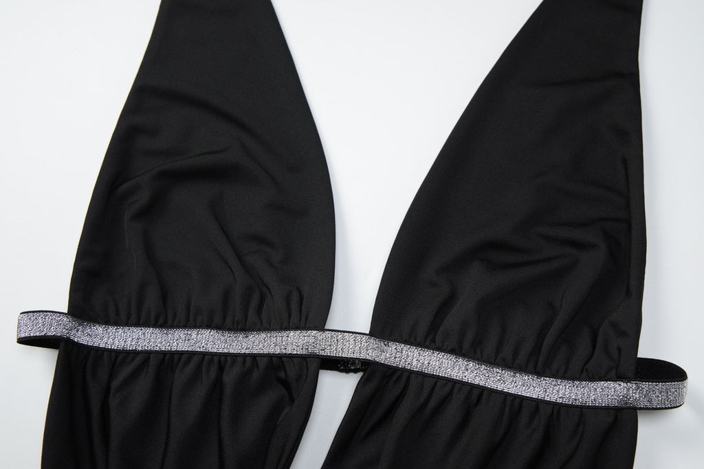 C17639 2026 Spring Summer Women Backless Corset Top Night Club Outfit Sexy Fashion Halter Neck Bandage Hollow