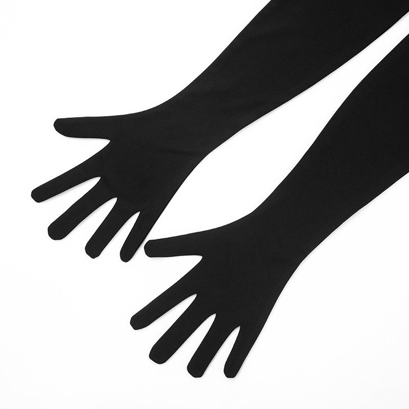 J25JP466 Women Fashion Bodycon High Waist Sexy Y2K Night
Club Jumpsuit Overalls2026 Spring With Gloves