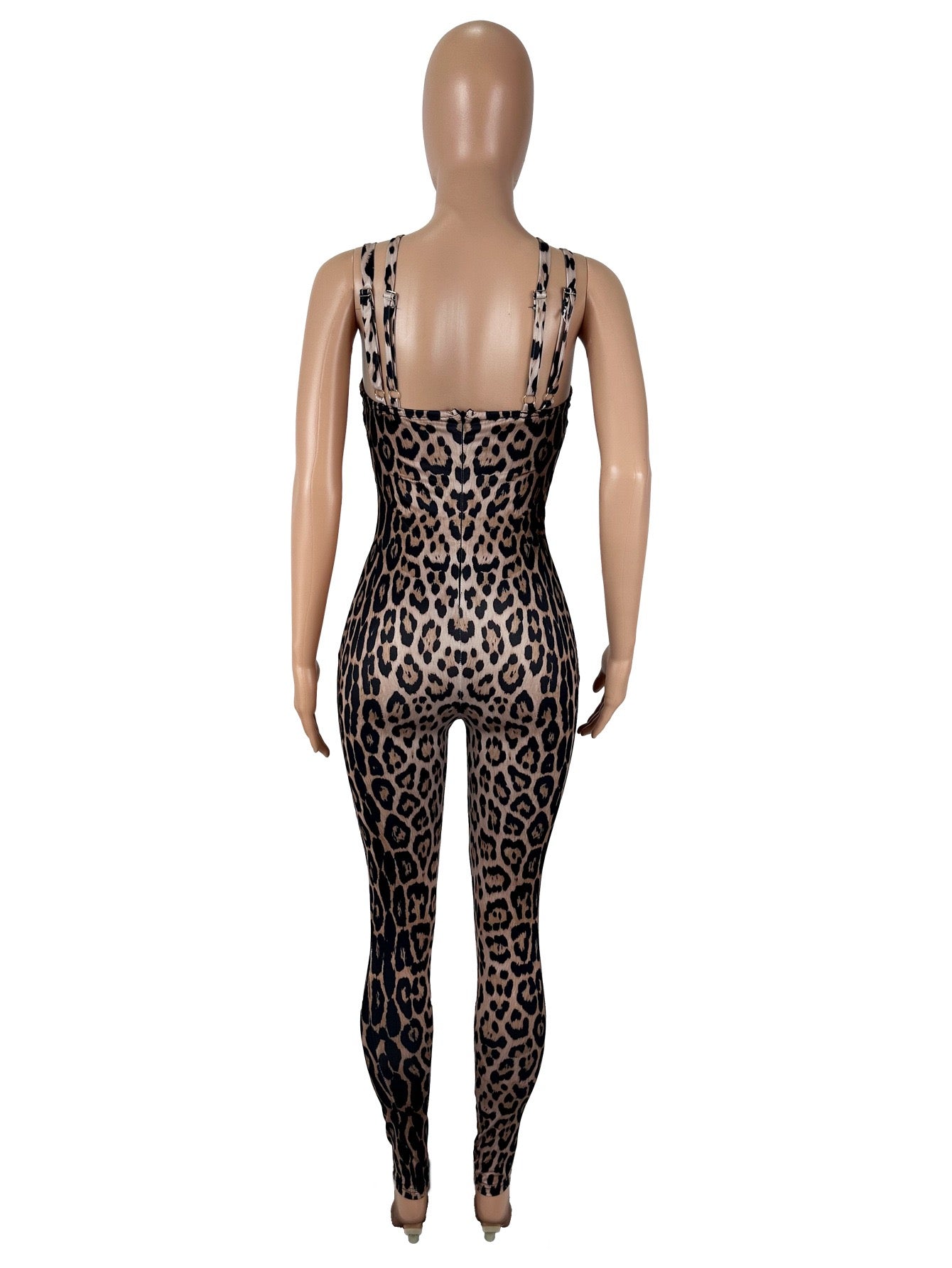 D9774 Sexy Padded Bra Foot Jumpsuit Women Strapless
HollowSleeveless Summer Body Shaping Tight Stretch